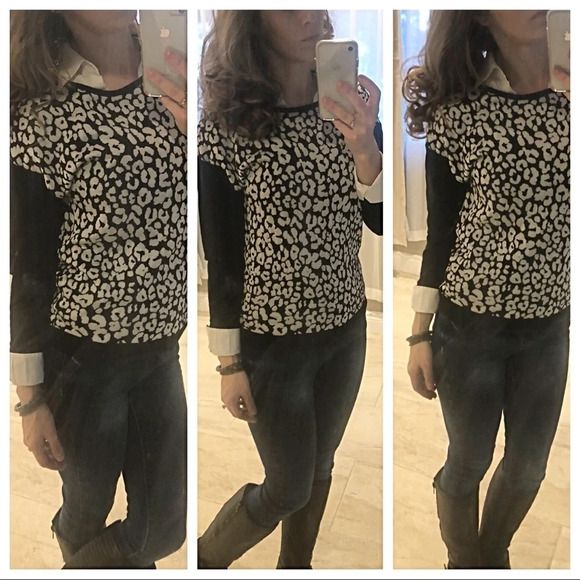 INC Leopard Sweater - Picture 2 of 7